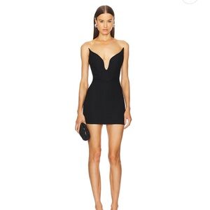 Michael Costello Black Mini Dress NWT